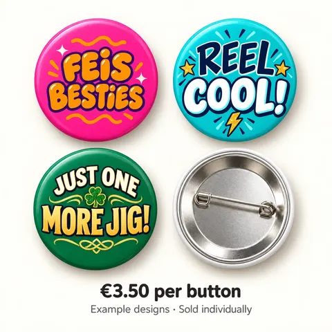 Irish Dance Gallery Button — 38 mm