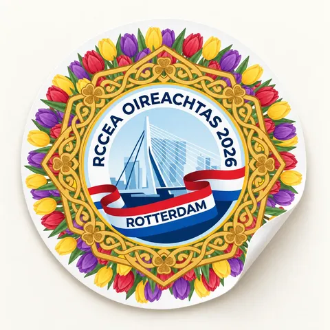 Rotterdam 2026 Sticker — 50 mm